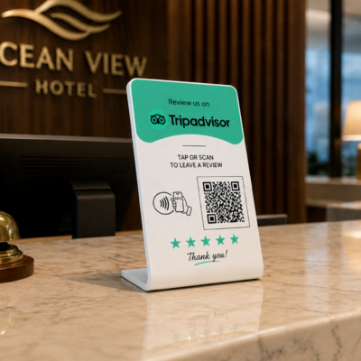 3D NFC & QR Stand